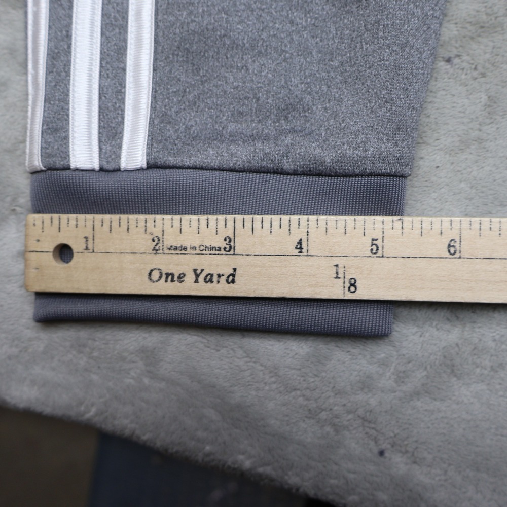 Adidas Track Pants Men XL 18/20 Gray Tapered Athletic Joggers Sport Gym 28x31 - Picture 5 of 11